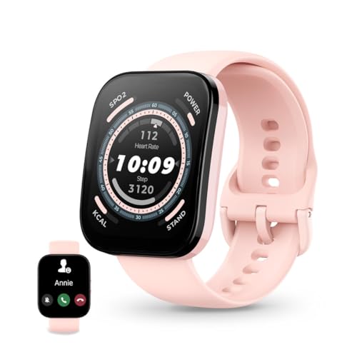 Amazfit Bip 5 Smartwatch mit Herzfrequenz, 1,91" Display mit 120 Sportmodi, Bluetooth-Anruf, GPS & 4 Satellitenpositionierungssysteme, Alexa, SpO2-Monitor, 10 Tage Akkulaufzeit für Damen Herren von Amazfit