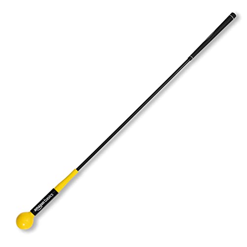 Amazon Basics Golfschwungtrainer, 122 cm, Schwarz/Gelb Amazon Basics Golfschwungtrainer, 122 cm, Schwarz/Gelb von Amazon Basics