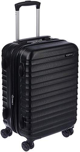 Amazon Basics Hartschalen - Koffer - 55 cm Handgepäckkoffer, Schwarz von Amazon Basics