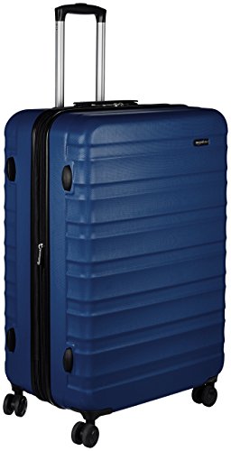 Amazon Basics Hartschalen - Koffer - 78 cm, Marineblau von Amazon Basics