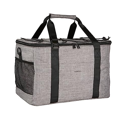 Amazon Basics Kühlbox, zusammenklappbare, wasserdicht, leicht, isoliert, Fassungsvermögen von 40L (50 Dosen), Grau Amazon Basics Kühlbox, zusammenklappbare, wasserdicht, leicht, isoliert, Fassungsvermögen von 40L (50 Dosen), Grau von Amazon Basics