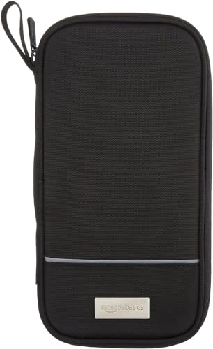 Amazon Basics Reiseetui, RFID-blockierend, Schwarz, Einfarbig Amazon Basics Reiseetui, RFID-blockierend, Schwarz, Einfarbig von Amazon Basics