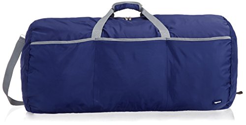 Amazon Basics - Seesack / Reisetasche, groß, 98 l, Marineblau von Amazon Basics