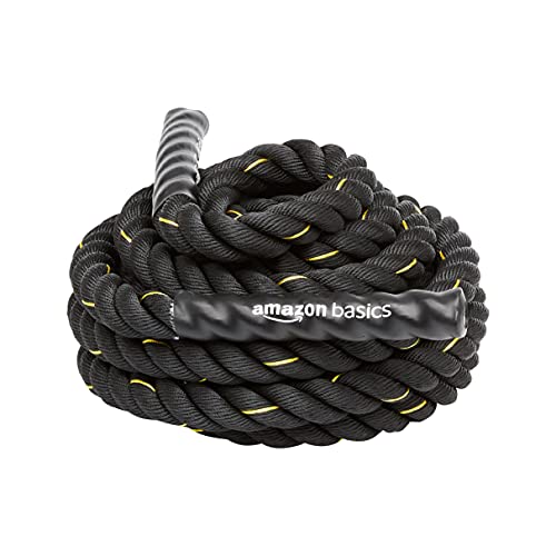 Amazon Basics Trainingsseil Battle Rope, 9m x 5cm, Schwarz Amazon Basics Trainingsseil Battle Rope, 9m x 5cm, Schwarz von Amazon Basics