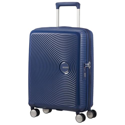 American Tourister Soundbox - Spinner S Expandable Hand Luggage, 55 cm, 41 L, Blue (Midnight Navy) American Tourister Soundbox - Spinner S Expandable Hand Luggage, 55 cm, 41 L, Blue (Midnight Navy) von American Tourister