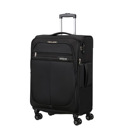 American Tourister Deep Dive Spinner Koffer, Größe M, erweiterbar, 68 cm, 74 l, Schwarz, Schwarz, Schwarz American Tourister Deep Dive Spinner Koffer, Größe M, erweiterbar, 68 cm, 74 l, Schwarz, Schwarz, Schwarz von American Tourister