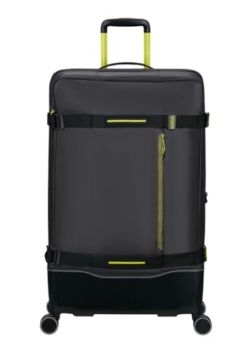 American Tourister URBAN TRACK SPINNER L TSA COATED BLACK/LIME 4 Rad Trolley von American Tourister