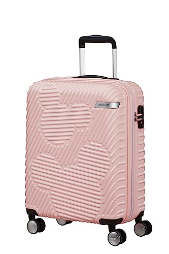 American Tourister Mickey Clouds, Spinner S, Erweiterbar Handgepäck, 55 cm, 38/45 L, Rosa (Mickey Rose Cloud) von American Tourister