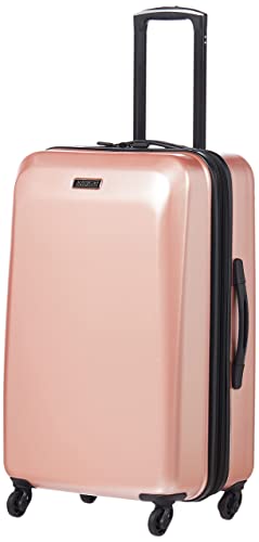 American Tourister Moonlight Hardside Erweiterbares Gepäck mit Spinner-Rädern, Rose Gold, Checked-Medium 24-Inch, Moonlight Hartschalengepäck, erweiterbar, mit Spinnrädern von American Tourister