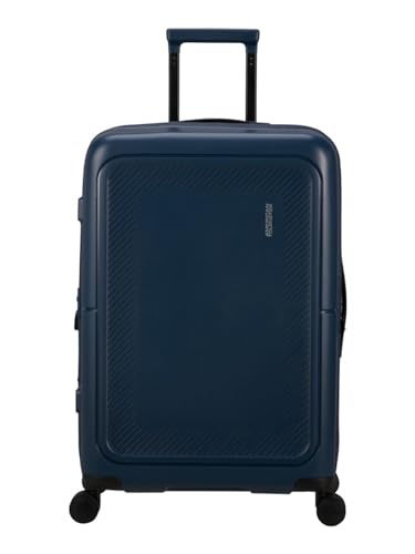 American Tourister Trolley Hartschale L erweiterbar mit 4 Lenkrollen und integriertem Schloss mit 3-stelliger Zahlenkombination mit TSA Funktion.Verfügt über ein großes Hauptfach, elastische Gurte Fe, von American Tourister