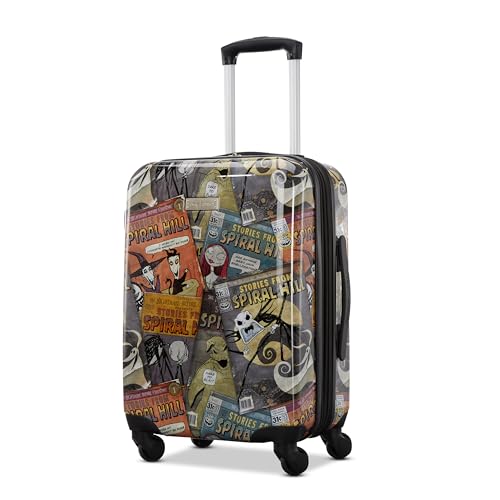 American Tourister Unisex Kinder Disney Hardside Gepäck mit Spinnrollen, Nightmare Before Christmas, Handgepäck, 53,3 cm, Nightmare Before Christmas, Carry-On 21-Inch, Disney Hartschalengepäck mit von American Tourister