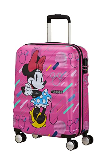 American Tourister Wavebreaker Disney - Spinner M, Kindergepäck, 67 cm, 64 L, Mehrfarbig (Minnie Future Pop) von American Tourister