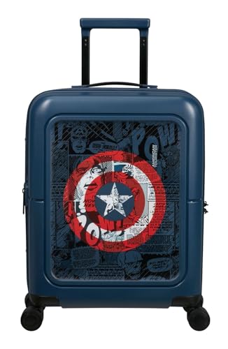 American Tourister Dashpop Disney - Spinner S, Erweiterbarer Handgepäck, 55 cm, 41/47 L, Mehrfarbig (Captain America Shield) American Tourister Dashpop Disney - Spinner S, Erweiterbarer Handgepäck, 55 cm, 41/47 L, Mehrfarbig (Captain America Shield) von American Tourister