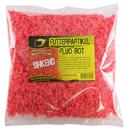 Amino Flash Unisex – Erwachsene 10C7115641C10 Amin-Flash Flu-ROT Futterpartikel sinkend 400g-von FTM/Fishing Tackle Max, Bunt, Normal Amino Flash Unisex – Erwachsene 10C7115641C10 Amin-Flash Flu-ROT Futterpartikel sinkend 400g-von FTM/Fishing Tackle Max, Bunt, Normal von Amino Flash