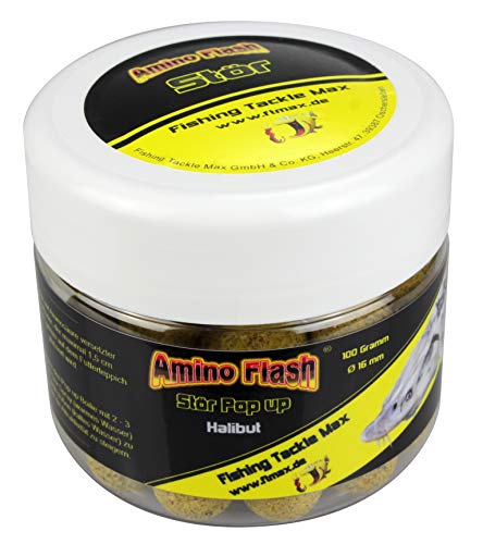 Amino Flash Unisex – Erwachsene 10C7321142C10 Amin-Flash Stör Pop up Boilie 16mm Aroma: Halibut von Fishing Tackle Max, Bunt, Normal Amino Flash Unisex – Erwachsene 10C7321142C10 Amin-Flash Stör Pop up Boilie 16mm Aroma: Halibut von Fishing Tackle Max, Bunt, Normal von Amino Flash