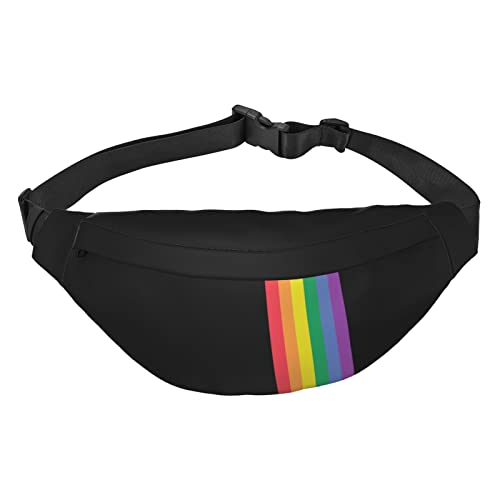 Amkong Rainbow Pride LGBTQ Gürteltasche für Männer und Frauen, verstellbarer Gürtel, Bauchtasche, Schwarz , Einheitsgröße, Geldgürtel Amkong Rainbow Pride LGBTQ Gürteltasche für Männer und Frauen, verstellbarer Gürtel, Bauchtasche, Schwarz , Einheitsgröße, Geldgürtel von Amkong