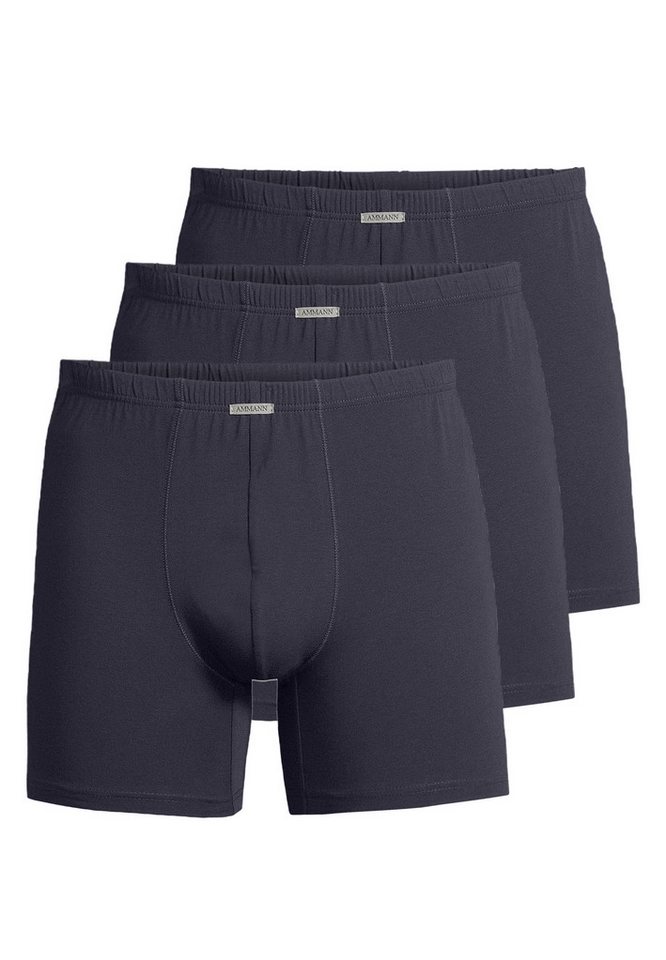 Ammann Retro Boxer 3er Pack Close to you (Spar-Set, 3-St) Long Short / Pant - Baumwolle - Ohne Eingriff - Atmungsaktiv von Ammann