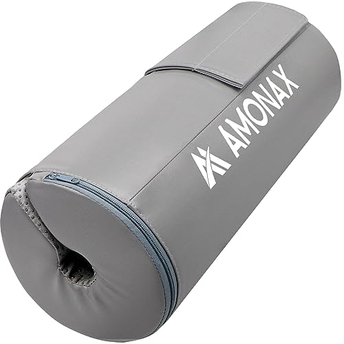 AMONAX Hip Thrust Langhantel Polster, Extra Dicke Barbell Pad, Strapazierfähiges Gym Zubehör, Fitness Polster für langhantel, langhantelpolsterung für Fitness Zubehör Damen und Herren (Grau) von Amonax