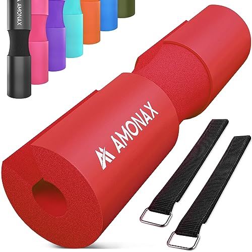 Amonax langhantel Polster, extra Dicke nackenpolster langhantel- Barbell Pad Nackenschutz für hip Thrust und Squat, und andere Übungen, Fitness, Krafttraining für Männer und Frauen (Rot) Amonax langhantel Polster, extra Dicke nackenpolster langhantel- Barbell Pad Nackenschutz für hip Thrust und Squat, und andere Übungen, Fitness, Krafttraining für Männer und Frauen (Rot) von Amonax