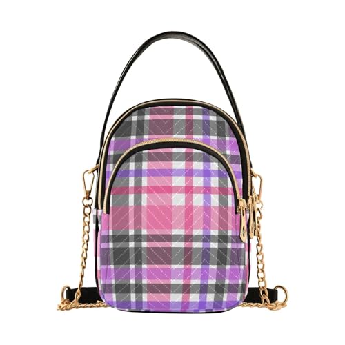 Trendige Umhängetasche mit bunten Quadraten für Damen mit mehreren Taschen für Frauen und Mütter, Bunte Quadrate, 1 size von Amooorous