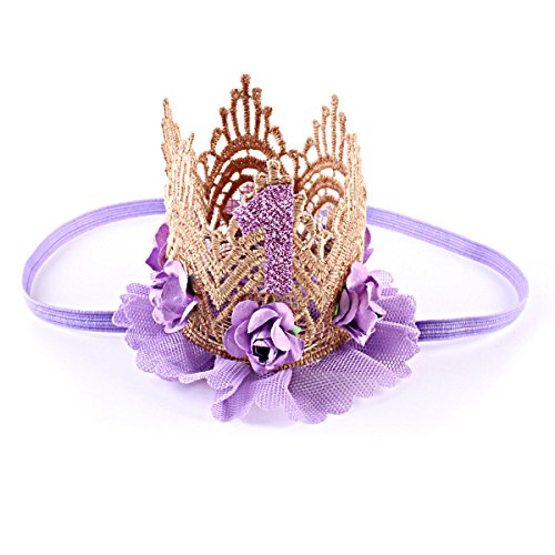 Amorar Baby Kleinkind Geburtstag Krone 1 Jahr Haarband Spitze Blume Krone Tiara Stirnband Headwear Prinzessin Haarschmuck Geburtstag Party Hut Foto Requisiten Amorar Baby Kleinkind Geburtstag Krone 1 Jahr Haarband Spitze Blume Krone Tiara Stirnband Headwear Prinzessin Haarschmuck Geburtstag Party Hut Foto Requisiten von Amorar