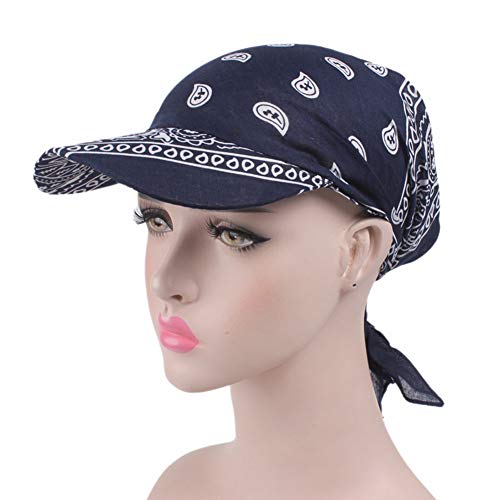 Amorar Damen Baumwolle Beanie Kopftuch Schal Bandana Hüte Retro-Stil Sonnenhut Golf Tennis Baseball-Mütze Turban Kopfbedeckung Headwear Kopf Wraps Sonnenblende Kappe von Amorar