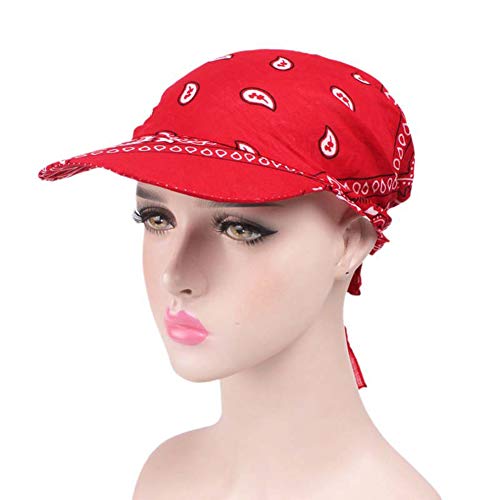 Amorar Damen Baumwolle Beanie Kopftuch Schal Bandana Hüte Retro-Stil Sonnenhut Golf Tennis Baseball-Mütze Turban Kopfbedeckung Headwear Kopf Wraps Sonnenblende Kappe von Amorar