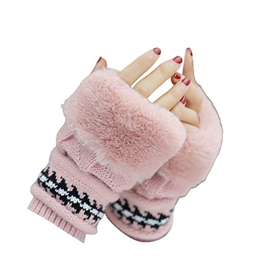 Amorar Damen Handschuhe Winter Armstulpen Fingerhandschuh Strickhandschuhe Warme Fäustlinge Fausthandschuh Für Pulswärmer lang Handwärmer Handstulpen Alternative von Amorar