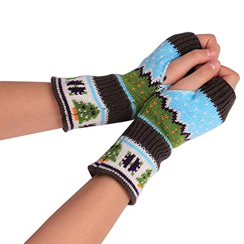 Amorar Damen Mädche Winterhandschuhe Gestrickte Fingerlose Armstulpen Gestrickte Handstulpen Armwärmer Stulpen Fäustlinge Weihnachtsbaum-Handschuhe Halbfingerhandschuhe lang Handwärmer Amorar Damen Mädche Winterhandschuhe Gestrickte Fingerlose Armstulpen Gestrickte Handstulpen Armwärmer Stulpen Fäustlinge Weihnachtsbaum-Handschuhe Halbfingerhandschuhe lang Handwärmer von Amorar