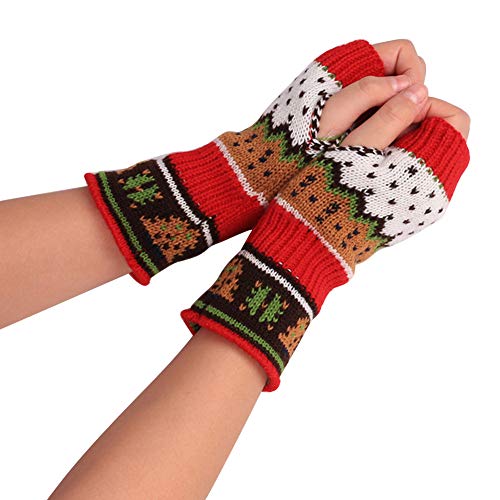 Amorar Damen Mädche Winterhandschuhe Gestrickte Fingerlose Armstulpen Gestrickte Handstulpen Armwärmer Stulpen Fäustlinge Weihnachtsbaum-Handschuhe Halbfingerhandschuhe lang Handwärmer Amorar Damen Mädche Winterhandschuhe Gestrickte Fingerlose Armstulpen Gestrickte Handstulpen Armwärmer Stulpen Fäustlinge Weihnachtsbaum-Handschuhe Halbfingerhandschuhe lang Handwärmer von Amorar