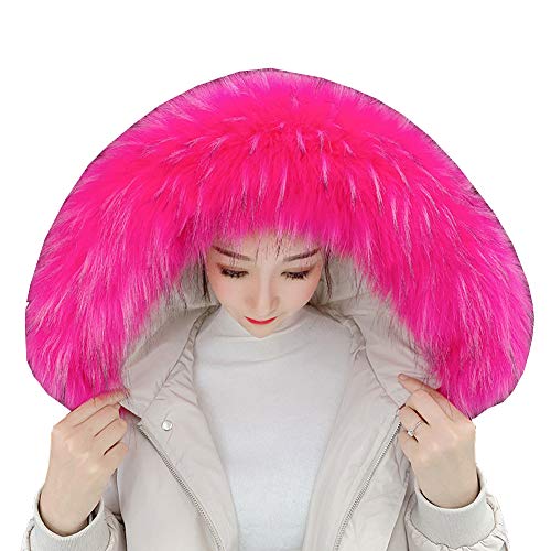 Amorar Damen Winter Schal Fauxpelzkragen Kunstpelz Pelzkragen Fellkragen Pelz-Schal Schultertuch Schal für Wintermantel Jacke Kragen oder Kapuze Edges mit Knöpfen 70cm-90cm Amorar Damen Winter Schal Fauxpelzkragen Kunstpelz Pelzkragen Fellkragen Pelz-Schal Schultertuch Schal für Wintermantel Jacke Kragen oder Kapuze Edges mit Knöpfen 70cm-90cm von Amorar