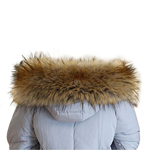 Amorar Damen Winter Schal Fauxpelzkragen Kunstpelz Pelzkragen Fellkragen Pelz-Schal Schultertuch Schal für Wintermantel Jacke Kragen oder Kapuze Edges mit Knöpfen 70cm-90cm Amorar Damen Winter Schal Fauxpelzkragen Kunstpelz Pelzkragen Fellkragen Pelz-Schal Schultertuch Schal für Wintermantel Jacke Kragen oder Kapuze Edges mit Knöpfen 70cm-90cm von Amorar