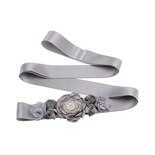 Amorar Dament Hochzeitsgürtel Brautkristallgürtel Elegante Blumen Brautgürtel Sash Brautkleid Schärpe Strass Taillengürtel Hochzeit Schmuckgürtel Kleid Zubehör 270cm lang Amorar Dament Hochzeitsgürtel Brautkristallgürtel Elegante Blumen Brautgürtel Sash Brautkleid Schärpe Strass Taillengürtel Hochzeit Schmuckgürtel Kleid Zubehör 270cm lang von Amorar