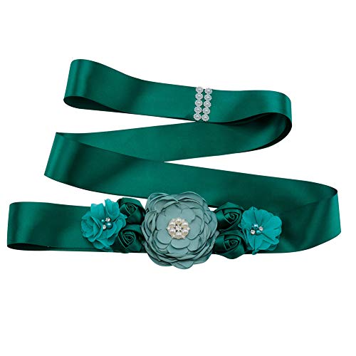Amorar Dament Hochzeitsgürtel Brautkristallgürtel Elegante Blumen Brautgürtel Sash Brautkleid Schärpe Strass Taillengürtel Hochzeit Schmuckgürtel Kleid Zubehör 270cm lang Amorar Dament Hochzeitsgürtel Brautkristallgürtel Elegante Blumen Brautgürtel Sash Brautkleid Schärpe Strass Taillengürtel Hochzeit Schmuckgürtel Kleid Zubehör 270cm lang von Amorar