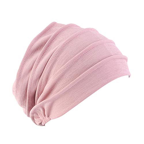 Amorar Frauen Baumwolle Bandana Turban Chemo Krebs Cap Hijab Bonnet Kopftücher Schal Hut Kopfbedeckung Schlafmütze Muslimisches Chemotherapie-Kappe Kopftuch von Amorar