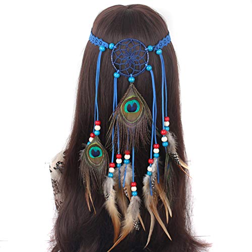 Amorar Frauen Bohemien Feder Stirnband Boho Indianer Haarband Haarschmuck Haar Hippie Abend Party Halloween Karneval Stirnbänder Headband Amorar Frauen Bohemien Feder Stirnband Boho Indianer Haarband Haarschmuck Haar Hippie Abend Party Halloween Karneval Stirnbänder Headband von Amorar