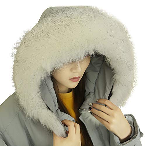 Amorar Frauen Männer Faux Pelzkragen Fellstreifen Schal Hood Kragen Wrap Pashminas Dicker Schal Schals Fuchspelz Stola Halswärmer Kapuze Edges Fellkragen für Wintermantel Jacke Parka Amorar Frauen Männer Faux Pelzkragen Fellstreifen Schal Hood Kragen Wrap Pashminas Dicker Schal Schals Fuchspelz Stola Halswärmer Kapuze Edges Fellkragen für Wintermantel Jacke Parka von Amorar
