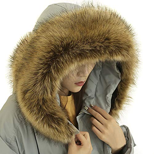 Amorar Frauen Männer Faux Pelzkragen Fellstreifen Schal Hood Kragen Wrap Pashminas Dicker Schal Schals Fuchspelz Stola Halswärmer Kapuze Edges Fellkragen für Wintermantel Jacke Parka Amorar Frauen Männer Faux Pelzkragen Fellstreifen Schal Hood Kragen Wrap Pashminas Dicker Schal Schals Fuchspelz Stola Halswärmer Kapuze Edges Fellkragen für Wintermantel Jacke Parka von Amorar