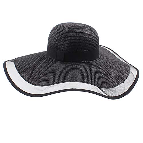 Amorar Frauen Sonnenhüte Strohhut Faltbare Sommerhut Mesh Elegant Strand Reise Hut Breiter Krempe Headwear UV Schutz Strandmütze Partyhut Amorar Frauen Sonnenhüte Strohhut Faltbare Sommerhut Mesh Elegant Strand Reise Hut Breiter Krempe Headwear UV Schutz Strandmütze Partyhut von Amorar