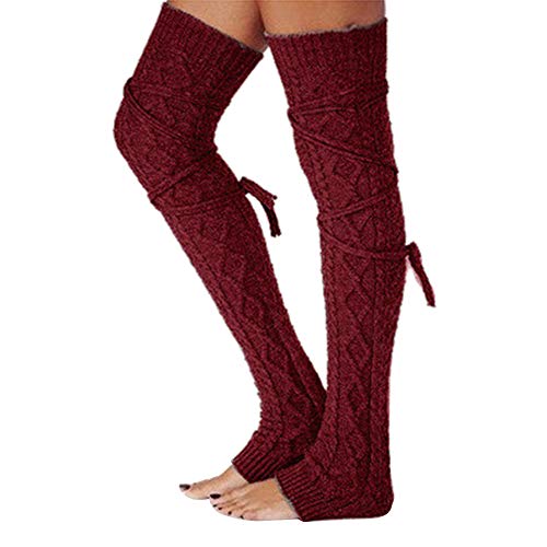 Amorar Frauen Thermosocken Oberschenkel Hohe Knit Beinlinge Extra Lange Dance Socken Winter Leggings Strumpf Stiefel Manschette Abdeckung Tops Lange Socken Lace-up Rohr Socken Amorar Frauen Thermosocken Oberschenkel Hohe Knit Beinlinge Extra Lange Dance Socken Winter Leggings Strumpf Stiefel Manschette Abdeckung Tops Lange Socken Lace-up Rohr Socken von Amorar