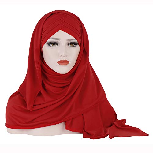 Amorar Hijab Kopftuch für Damen Muslimische Frauen Schal Kopfbedeckung Hidschab Islamische Gesichtsschleier Turban Hals Chemo Kappe Bandana Haartuch Beanie Mützen Amorar Hijab Kopftuch für Damen Muslimische Frauen Schal Kopfbedeckung Hidschab Islamische Gesichtsschleier Turban Hals Chemo Kappe Bandana Haartuch Beanie Mützen von Amorar