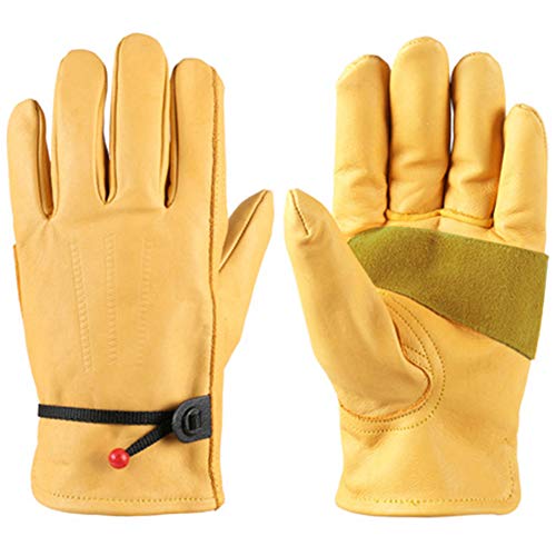 Amorar Lederhandschuh Arbeitshandschuhe Gartenhandschuhe Herren Damen Winterhandschuhe Retro Lokomotivhandschuhe Fahrerhandschuhe Montagehandschuhe Schutzhandschuhe von Amorar