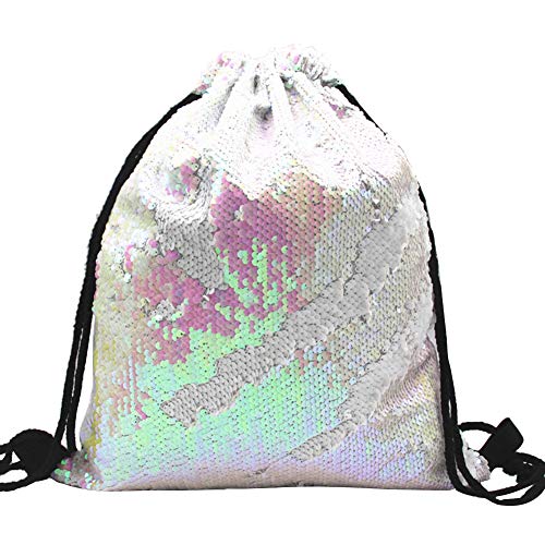 Pailletten Rucksack, Amor Frauen Mädchen Meerjungfrau Glitzer Turnbeutel Tunnelzug Sporttasche Gym Bag Outdoor Schultertasche Schminktasche Daypacks 45 * 36CM Pailletten Rucksack, Amor Frauen Mädchen Meerjungfrau Glitzer Turnbeutel Tunnelzug Sporttasche Gym Bag Outdoor Schultertasche Schminktasche Daypacks 45 * 36CM von Amorar