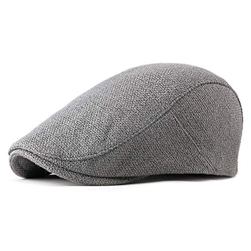 Amorar Schirmmütze Herren Schiebermütze Flatcap Newsboy Cap Baskenmütze Barett Cap aus Baumwolle Schlägermütze Für Frühling und Herbst von Amorar