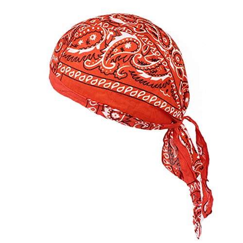 Amorar Turban Hüte Unisex Erwachsen Bandanas Cap Sommermütze Kopftuch Chemo Hut Sport Fahrrad Motorrad Kopfbedeckung Piratenmütze Bikertuch Stirnband Hip Hop Cap Make up Mützen aus Baumwolle von Amorar