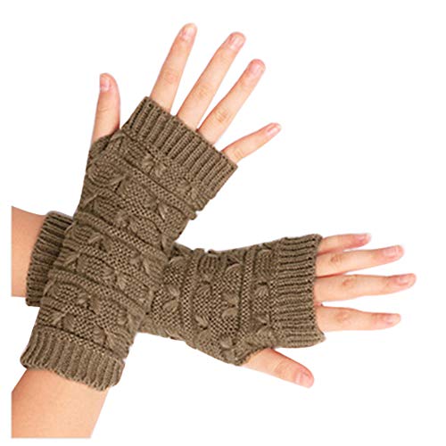 Amorar Winterhandschuhe Pluswärmer Mode Lange Fingerlose Handschuhe Fäustlinge Stricken Armstulpen Handwärmer Stulpen Armmanschette Daumenloch für Damen Amorar Winterhandschuhe Pluswärmer Mode Lange Fingerlose Handschuhe Fäustlinge Stricken Armstulpen Handwärmer Stulpen Armmanschette Daumenloch für Damen von Amorar