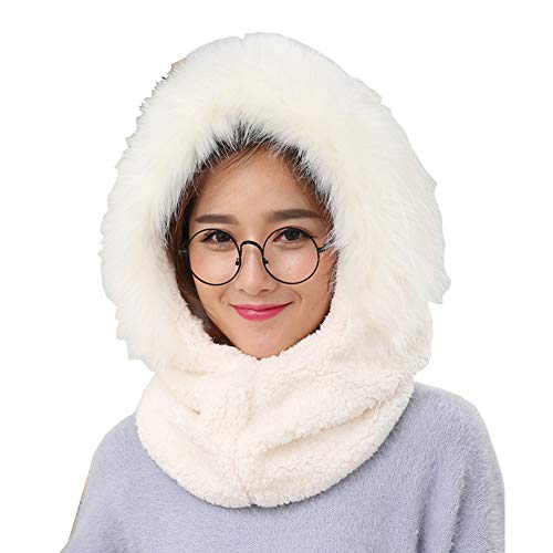 Amorar Wintermütze Beanie mit Schal Kapuzenschal 2 in1 Strickmütze mit Fleecefutter Nackenwärmer Unisex Winddichte Sturmhaube Geschenkswahl Warm Balaclava Beanie für Männer Frauen Sport Outdoor Amorar Wintermütze Beanie mit Schal Kapuzenschal 2 in1 Strickmütze mit Fleecefutter Nackenwärmer Unisex Winddichte Sturmhaube Geschenkswahl Warm Balaclava Beanie für Männer Frauen Sport Outdoor von Amorar