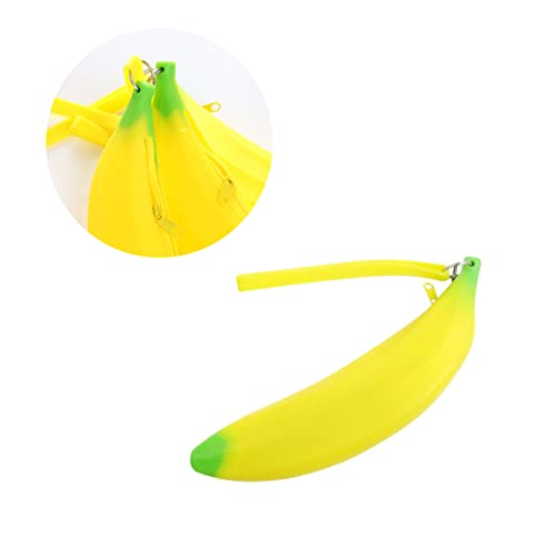 Amosfun 1stück Silicone Banana Pencil Case Wasserdichtes Federmäppchen in Fruchtiger Form Für Jungen Und Mädchen Für Schule Und Büro Vielseitig Als Geldbeutel Oder Stiftetasche Einsetzbar Amosfun 1stück Silicone Banana Pencil Case Wasserdichtes Federmäppchen in Fruchtiger Form Für Jungen Und Mädchen Für Schule Und Büro Vielseitig Als Geldbeutel Oder Stiftetasche Einsetzbar von Amosfun