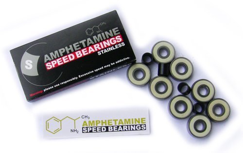 Amphetamine Bearings Skateboard Kugellager (Bearings) Speed Bearings Stainless von Amphetamine