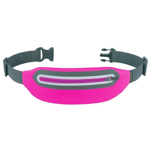 Amphipod Neo-Lite Run Pack, federfreie Hüftaufbewahrung zum Laufen, Joggen und Spazierengehen, für Damen und Herren, Pink von Amphipod
